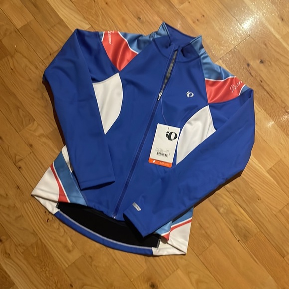Pearl Izumi Elite Softshell Cycling Jacket - Women’s Size Medium Blue Pink - Picture 2 of 6